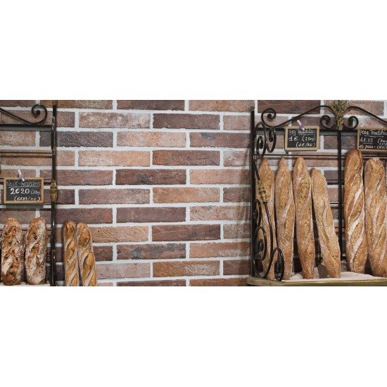 Πλακάκι Rondine 6x25 cm Bristol Red P5-BRE-625 Κόκκινο 